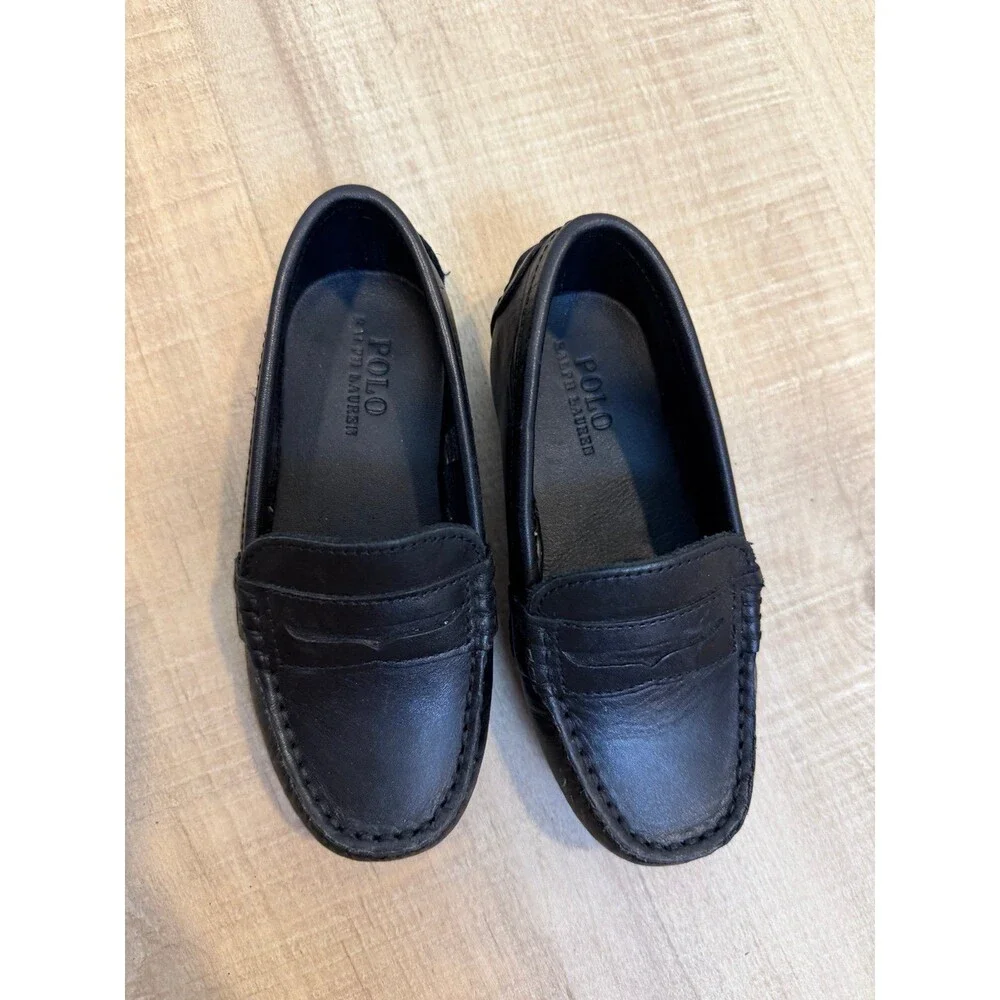 Polo Ralph Lauren Kids Leather Telly Penny Loafers